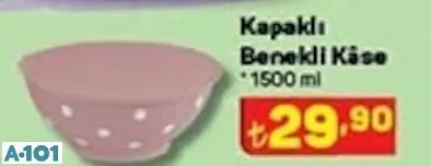 KAPAKLI BENEKLİ KASE